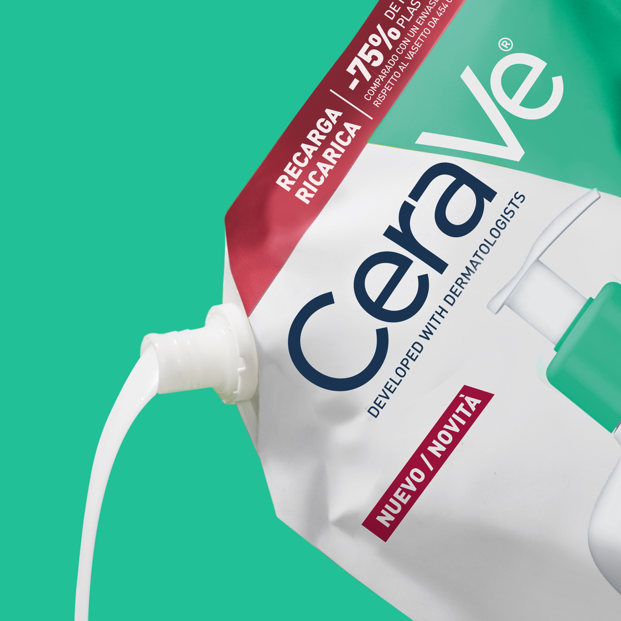 CERAVE REFILL SCHIUMA DETERGENTE 473ML