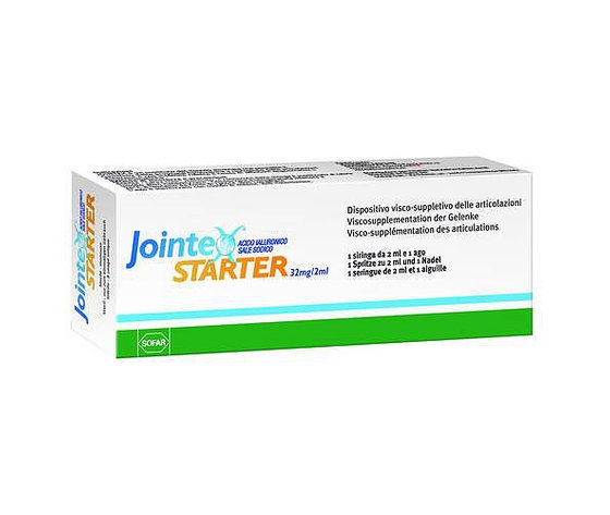 Jointex Starter - 3 siringhe preriempite a base di Acido Ialuronico 1,6% - 32 mg - 2 ml