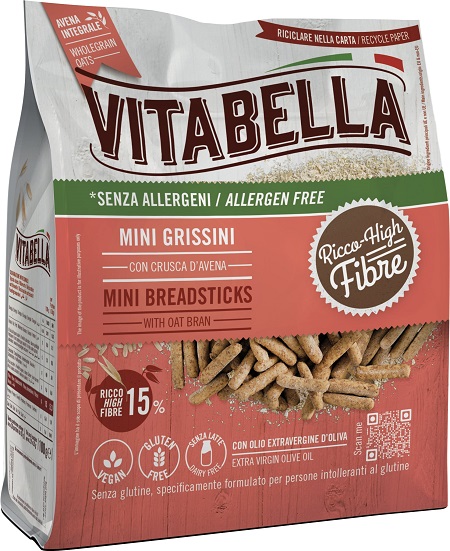 VITABELLA Mini Grissini con Crusca d'Avena 100g