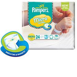 Pampers Progressi Pannolini Per Neonati Taglia 0 Micro 24 pezzi 1-2,5 Kg
