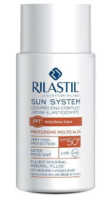Rilastil Sun System Fluido Solare Minerale SPF 50+ Protezione Viso 50 ml