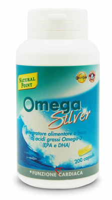 Omega Silver Natural Point - Integratore per la funzione cardiaca - 200 capsule 