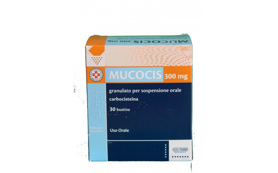 Mucocis Granulato 300 mg Carbocisteina Mucolitico 30 Bustine 5g