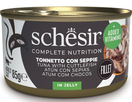 SCHESIR GATTO JELLY TONNETTO SEPPIE 85GR (lattina)
