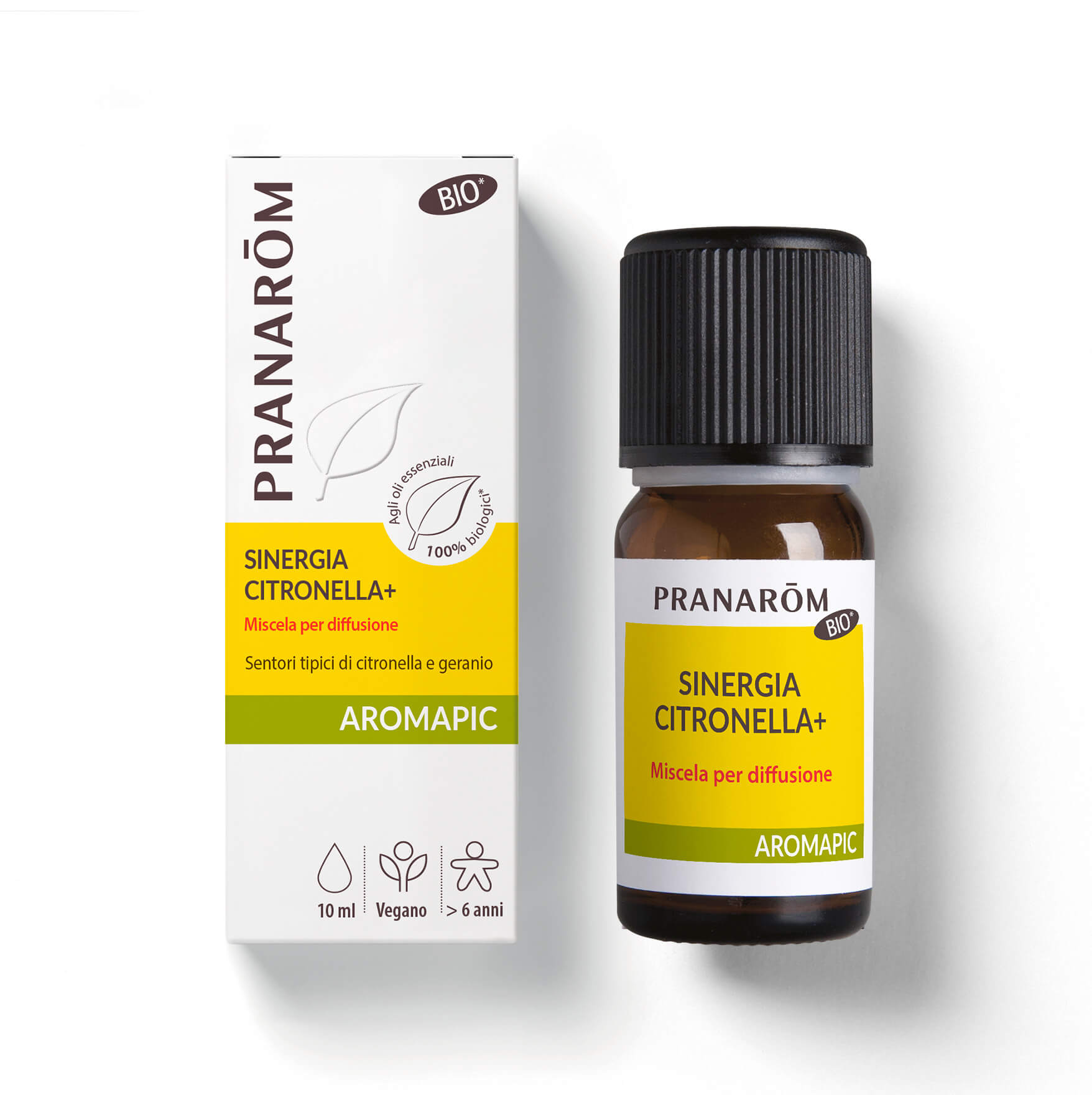 Pranarom Aromapic - Sinergia Citronella+ Miscela Per Diffusione Bio 10 ml