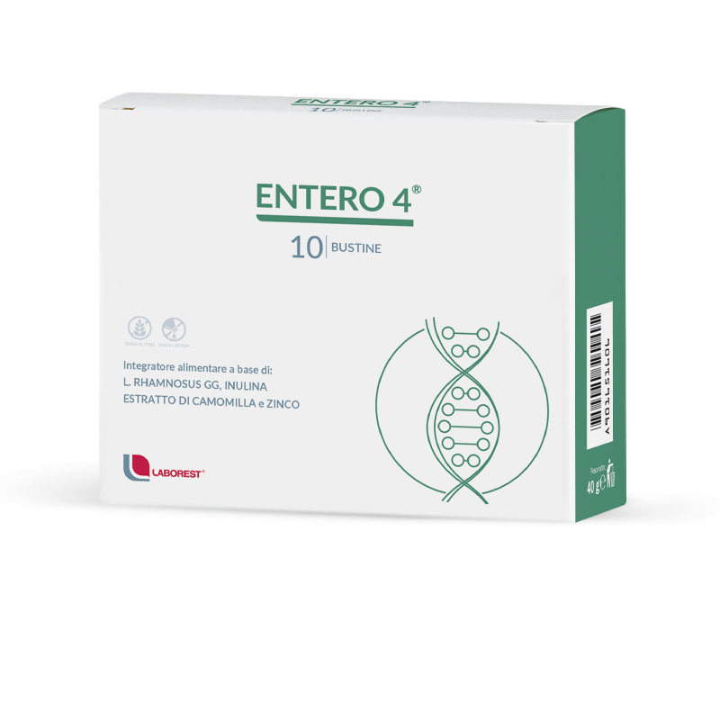 Entero 4 Fermenti Lattici per intestino regolare 10 Bustine