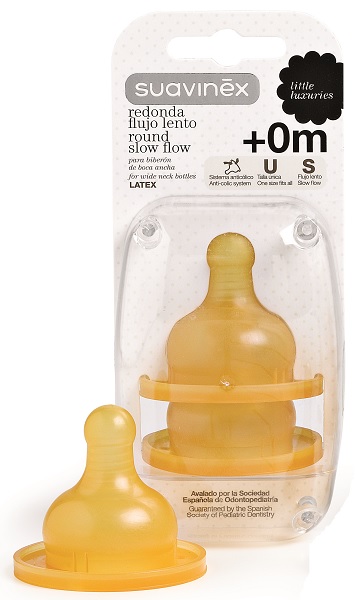 SUAVINEX TETT ROT LA LE +0M 2P