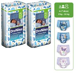 Huggies Drynites Mutandine Assorbenti Bambina 4-7 Anni 10 Pezzi