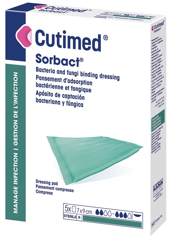 CUTIMED SORBACT PAD10X10CM 5PZ