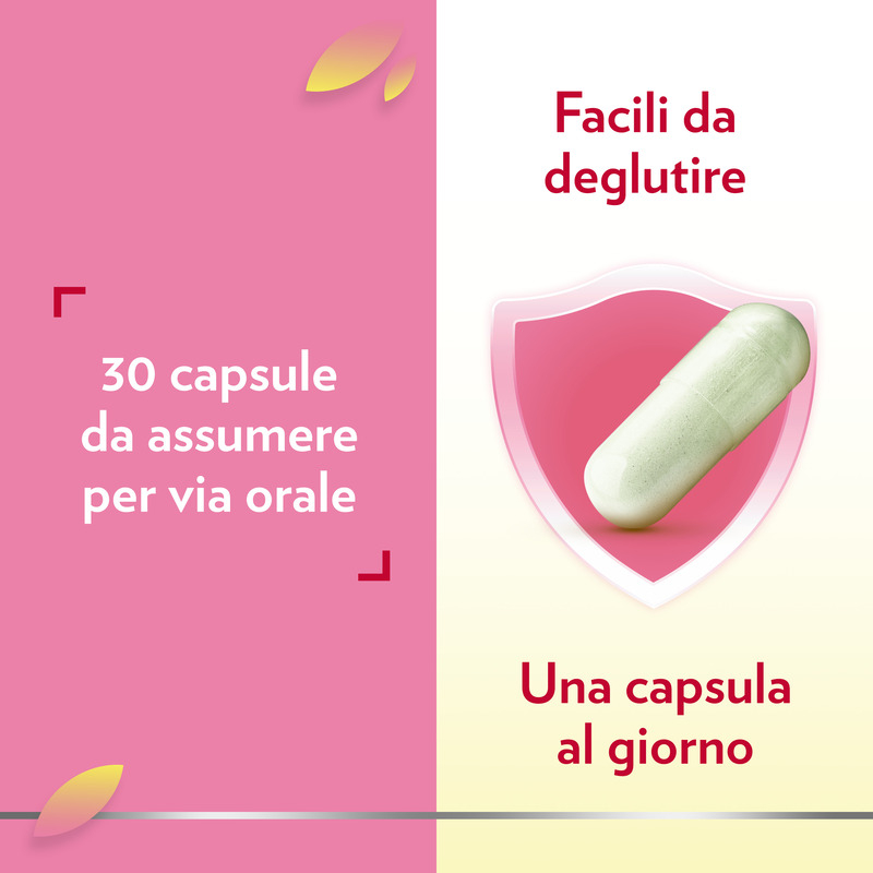 Gyno Canesflora Integratore alimentare per il benessere intimo femminile e il mantenimento della flora vaginale, con Vitamina B2 e lactobacilli, 30 capsule