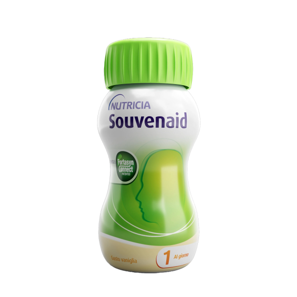 Souvenaid Vaniglia alimento a fini speciali per il trattamento nutrizionale del declino cognitivo legato all'età 4x125ml