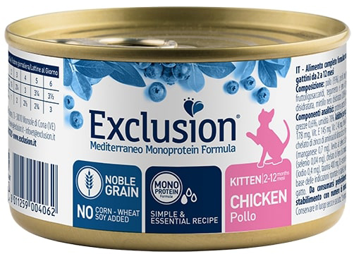 EXCLUSION M KITTEN ALL BRE POL