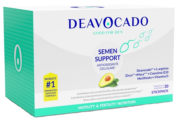 Deavocado Semen Support Uomo Integratore Per Il Benessere Maschile 30 Stickpack