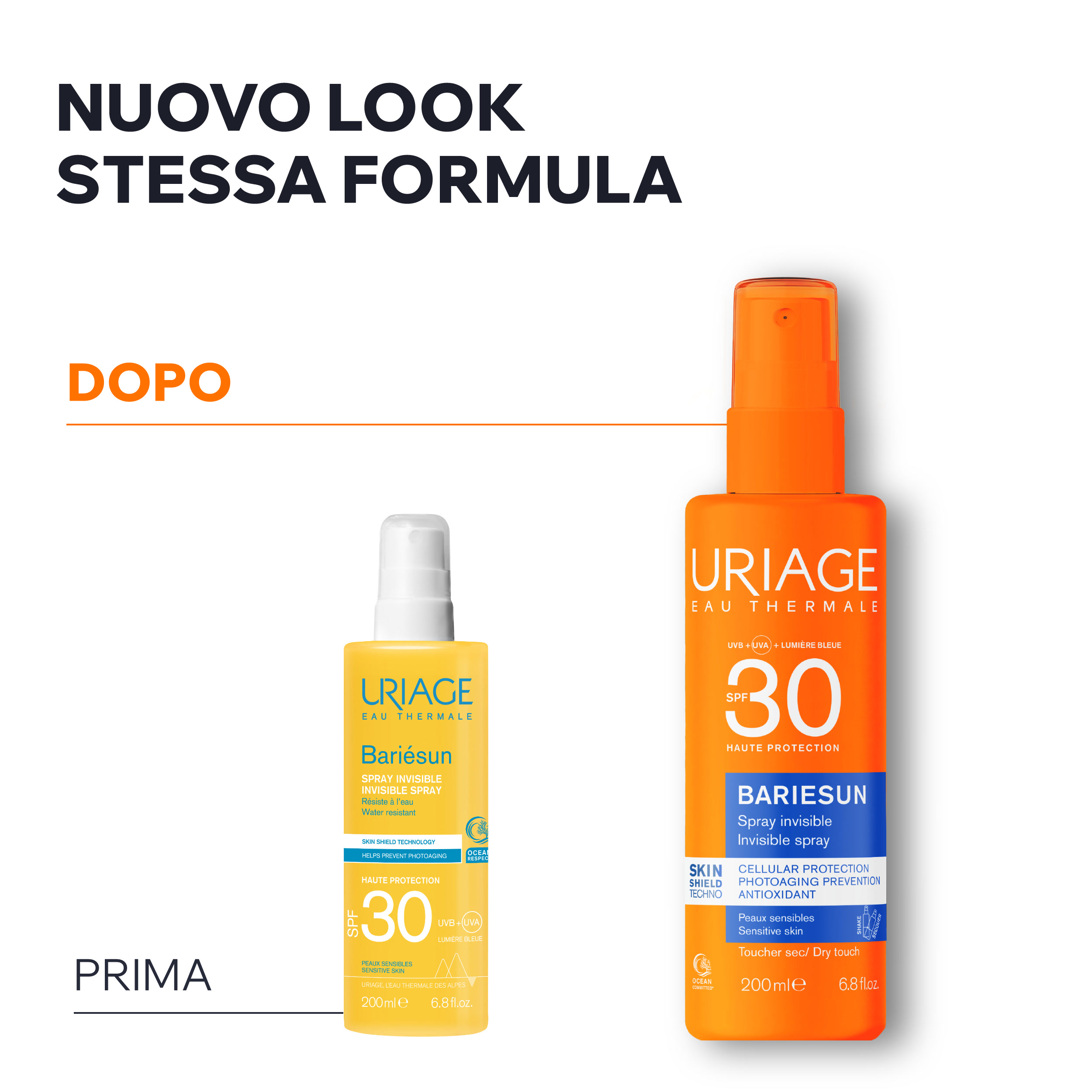 Uriage - Bariésun Spray Solare Invisibile SPF30 Viso E Corpo 200 ml