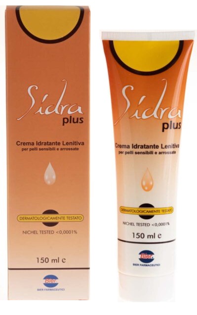 Sidra Plus Crema Idratante Lenitiva Pelli Sensibili 150 ml