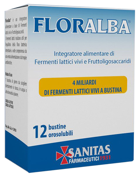 Floralba Integratore Fermenti Lattici 12 Bustine