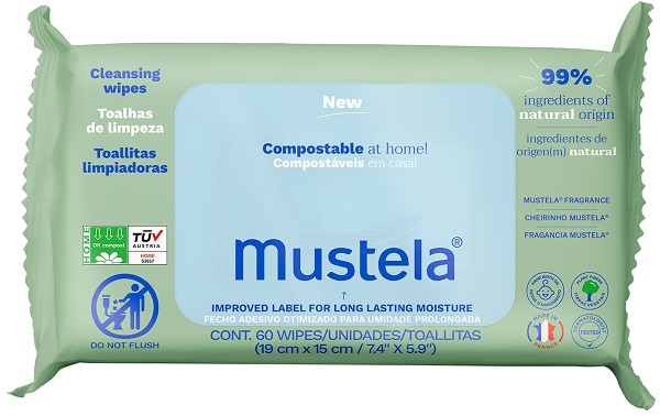 MUSTELA Salviette Comp.Prof.60pz