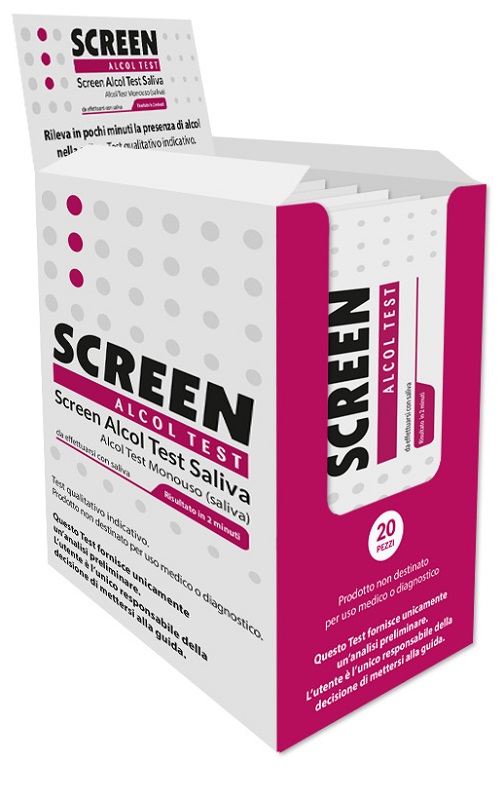ESPOSITORE SCREEN ALCOL TEST20