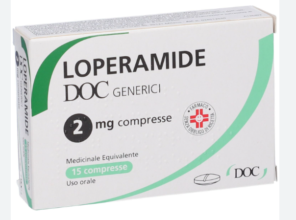 Loperamide Doc Generici 2 mg Diarrea 15 Compresse