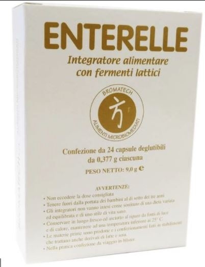 Enterelle Plus- Integratore di fermenti lattici - 24 capsule 