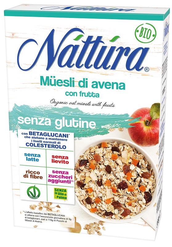 NATTURA MUESLI DI AVENA C/FRUT