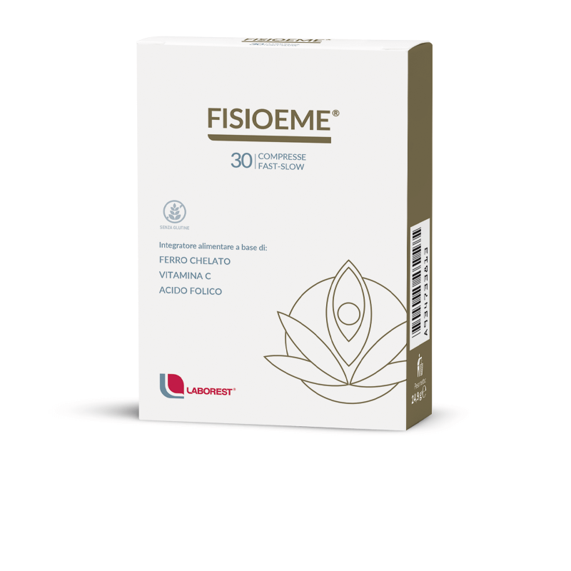 Fisioeme Integratore per il ferro e Vitamina C 30 compresse