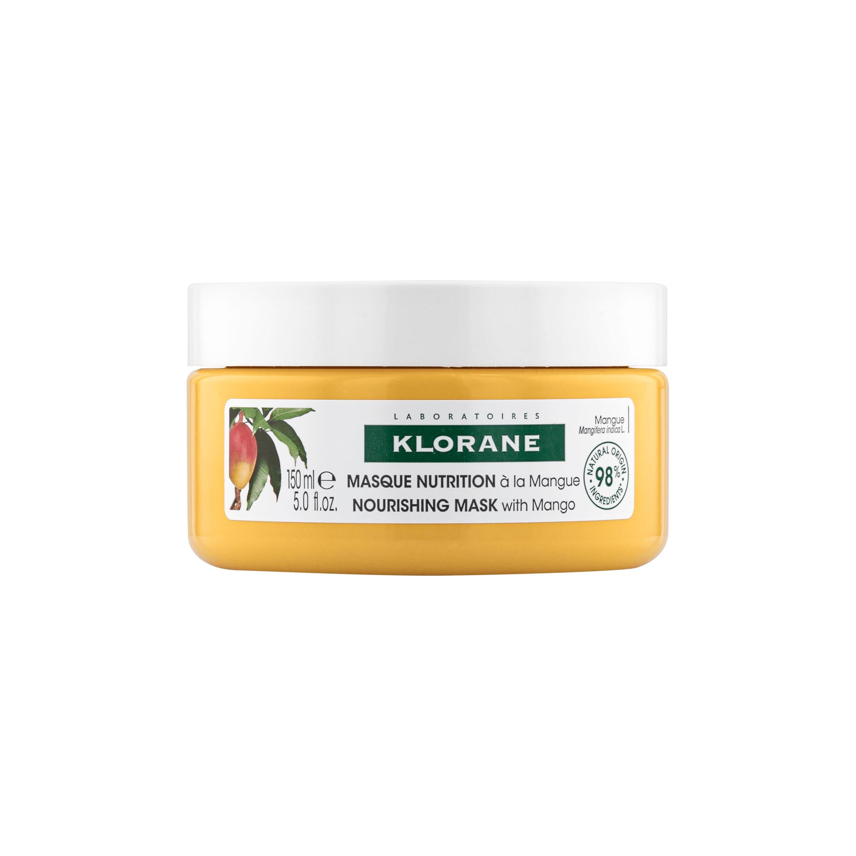 Klorane - Maschera Nutritiva Al Mango Per Capelli Secchi 150 ml