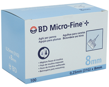 BD Microfine Ago 31G 8mm 100 Pezzi