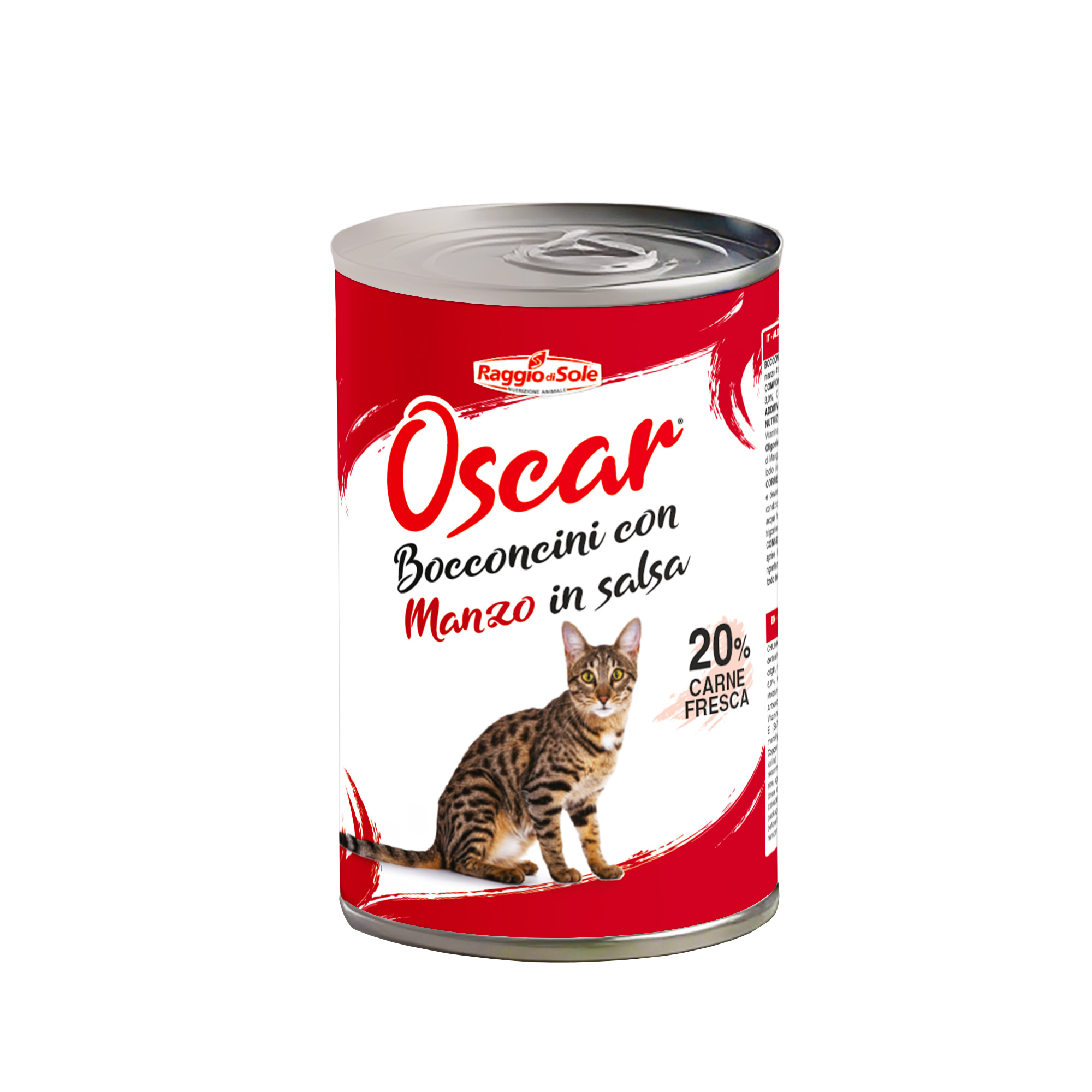 RAGGIO DI SOLE OSCAR GATTO BOCCONI SALSA MANZO 415GR (lattina)