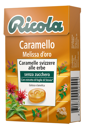 Ricola Herb-Caramel Caramelle Svizzere Alle Erbe Senza Zucchero 50 g