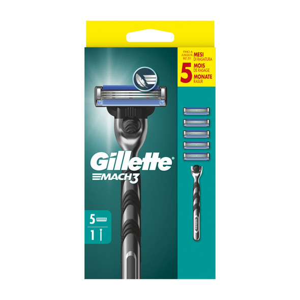 GILLETTE NEW MACH 3 RASOIO ST 5UP