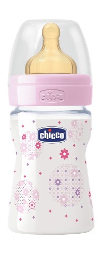 Chicco Biberon Well Being Poliproplene Girl Caucciu 150 ml