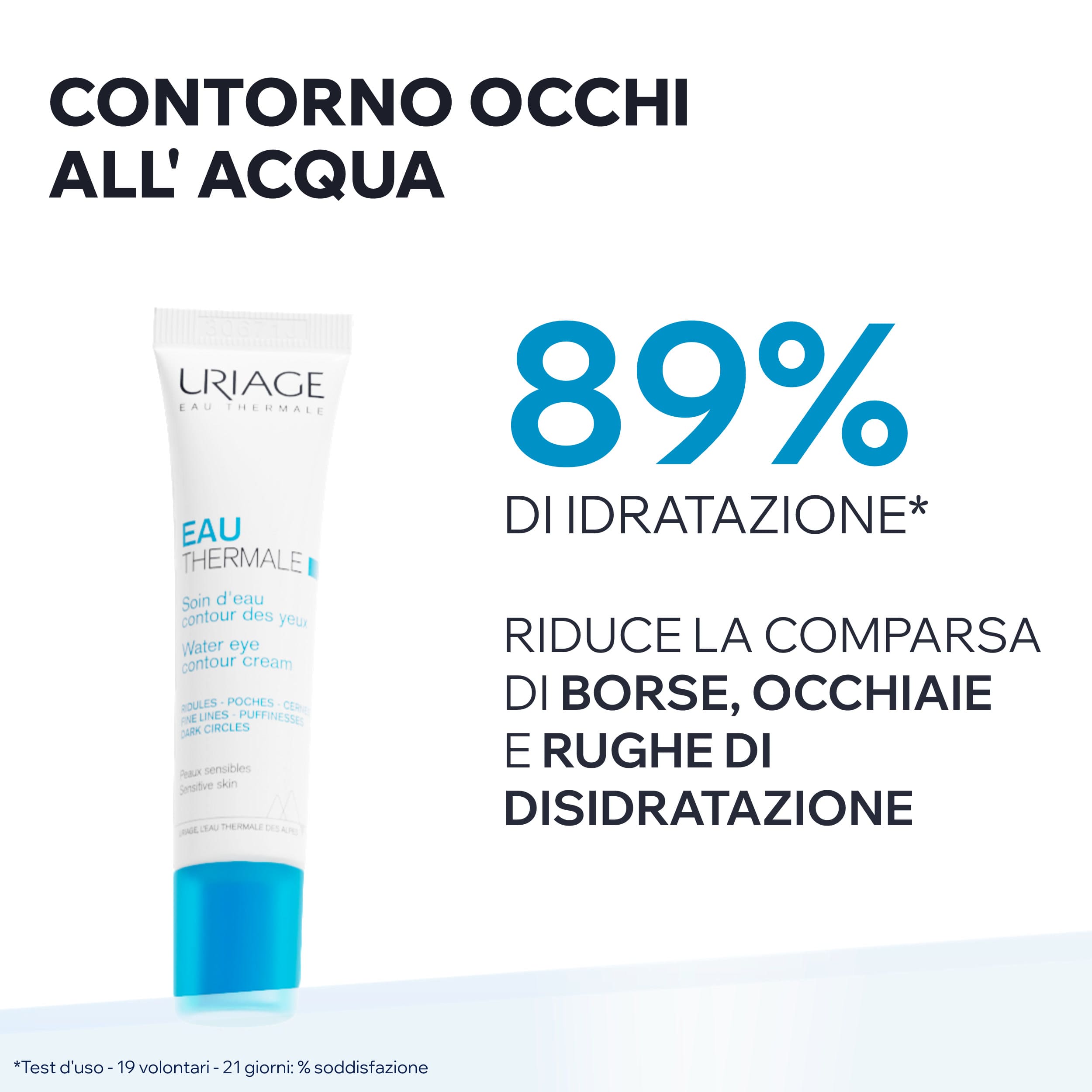 Uriage - Eau Thermale - Crema All'Acqua Per Il Contorno Occhi 15 ml