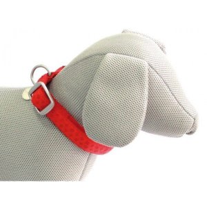 CROCI COLLARE MYLORD SIMILPELLE REGOLABILE ROSSO 10MMx20/30CM (REF. C5079293)