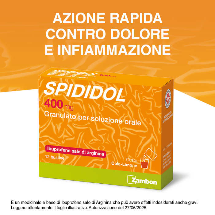 Spididol 400 mg - Granulato gusto COLA LIMONE - 12 bustine