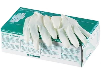 GUANTI LATTICE CON POLVERE VASCO POWDERED (S) 100PZ - B.BRAUN