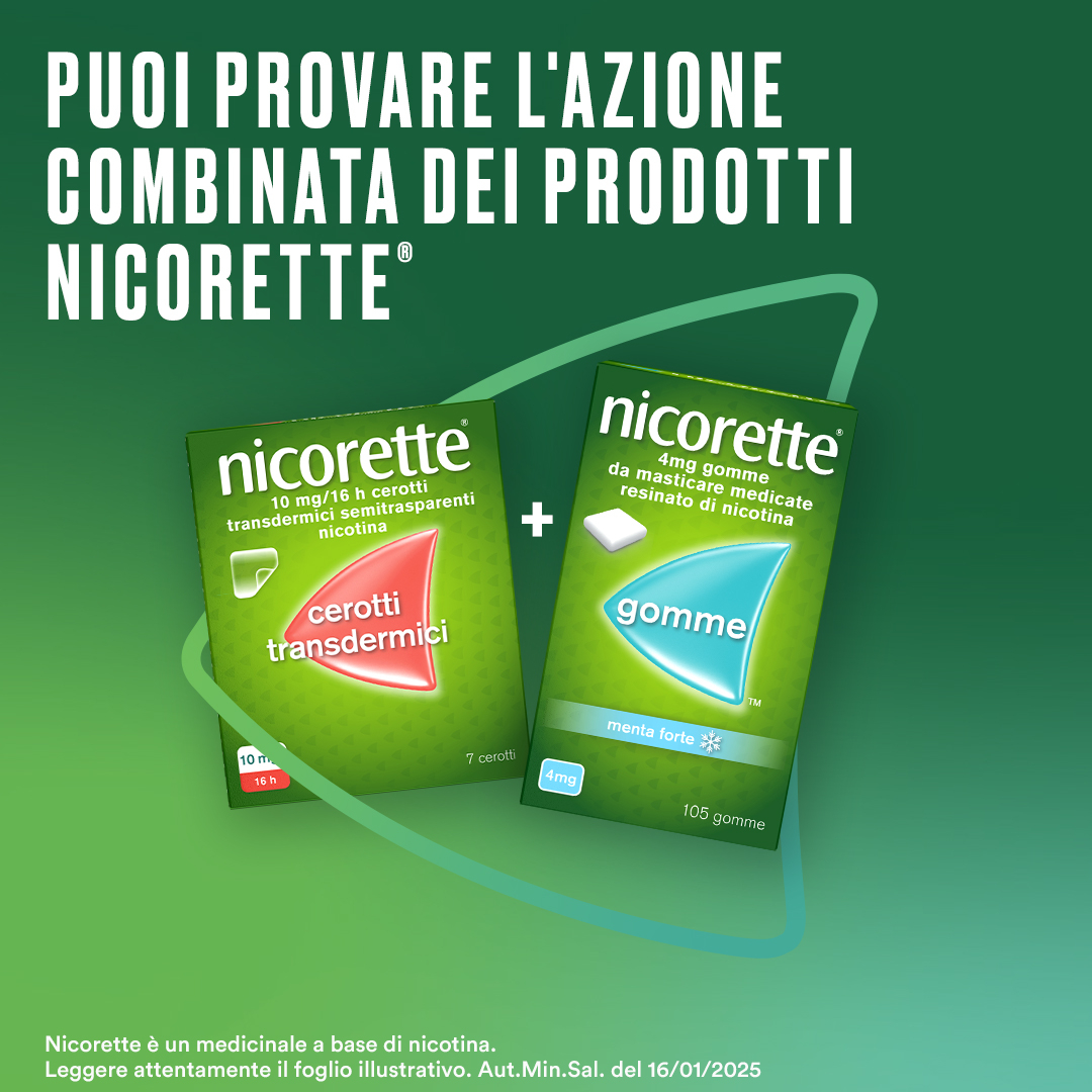 Nicorette Gomme 4 Mg Nicotina Menta 105 Gomme Masticabili