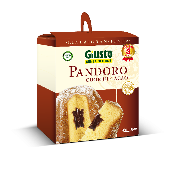 Giusto Senza Glutine Pandoro Cuor Di Cacao 360 g