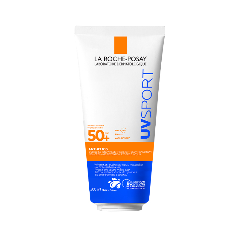La Roche-Posay Anthelios Uvsport Gel-Crema - Protezione Solare SPF50+ Viso E Corpo 200 ml