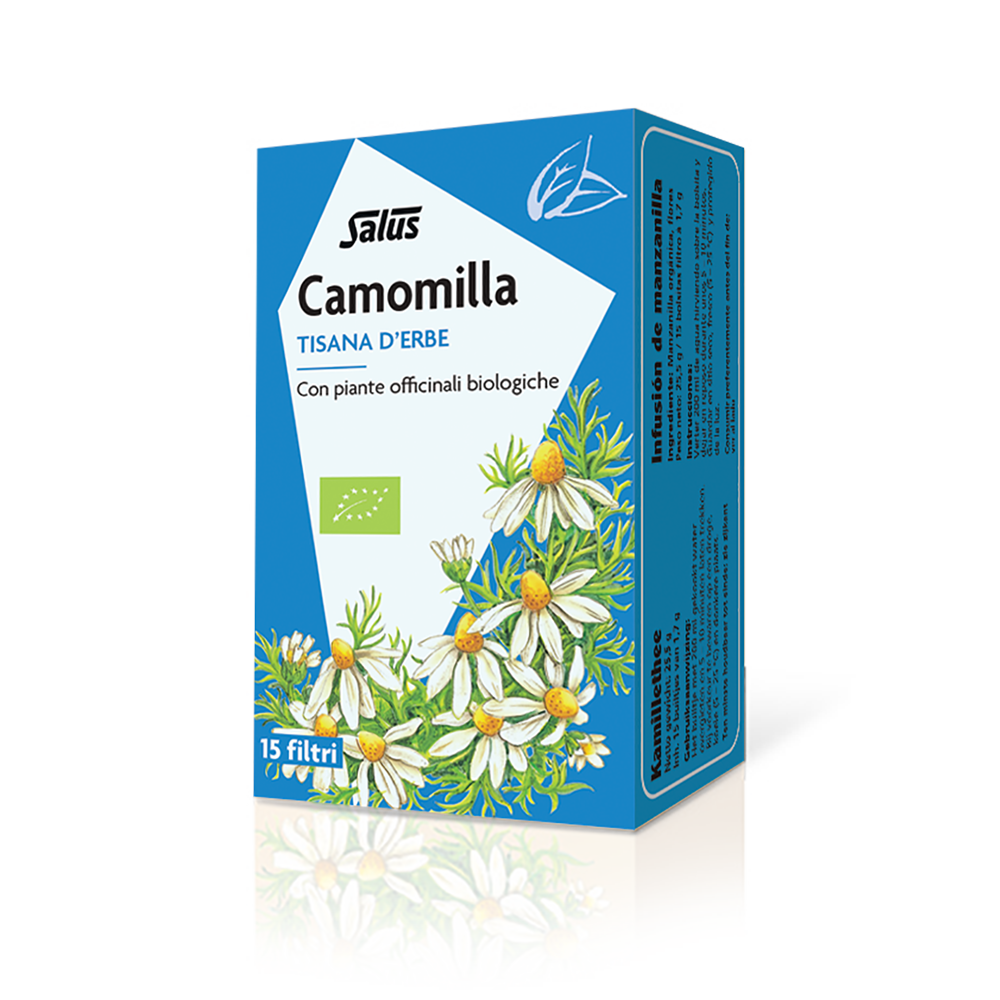 Salus Tisana alla Camomilla Bio Rilassante 15 Bustine