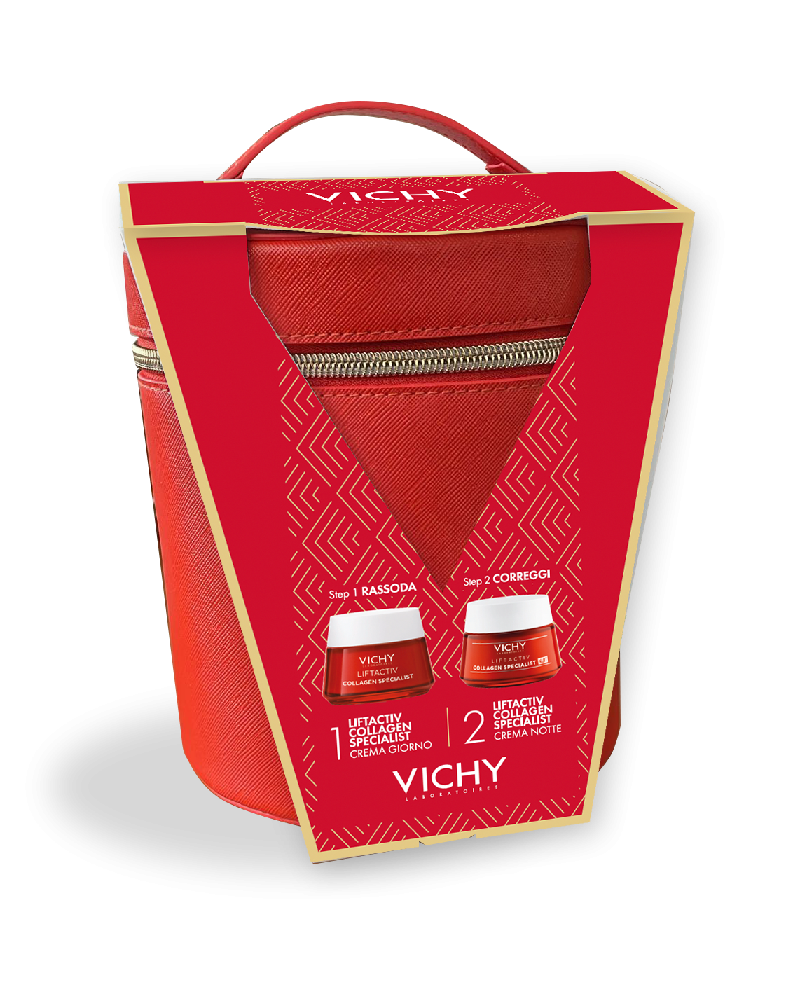 Vichy Cofanetto Regalo Natale Liftactiv Collagen Specialist Crema Giorno 50 ml + Liftactiv Collagen Specialist Crema Notte 50ml