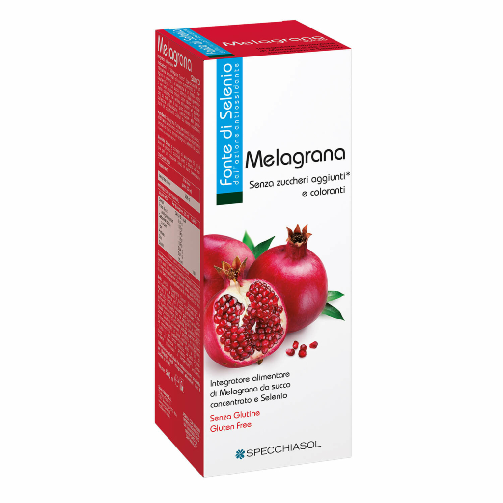 Specchiasol Succo di Melagrana con Selenio Integratore Antiossidante 500 ml