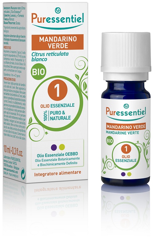 OLIO ESSENZIALE MANDARINO VERDE BIO 10 ML