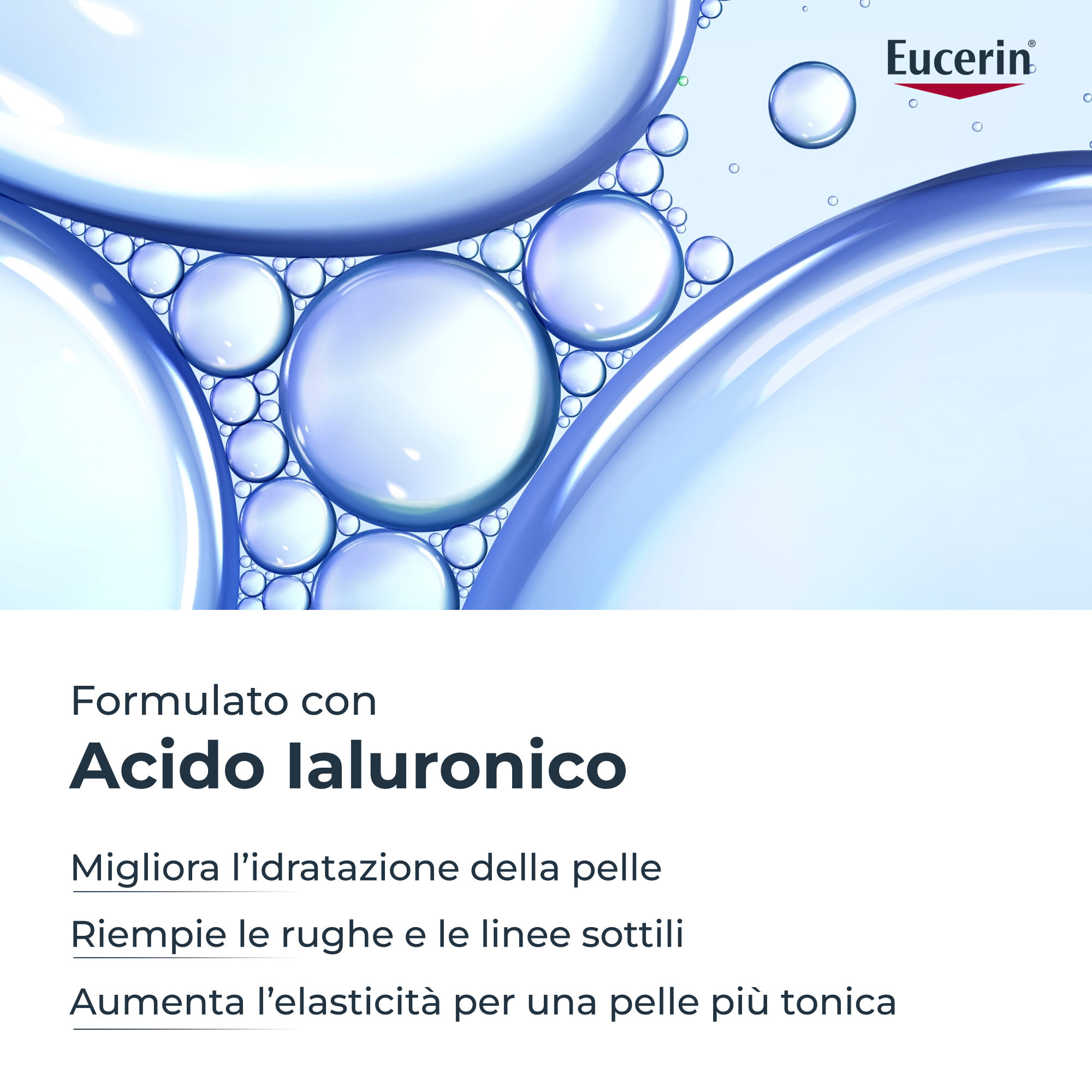 Eucerin Hyaluron-Filler crema viso Notte Antirughe 50 mL