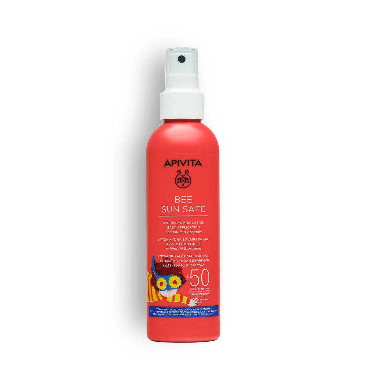 Apivita Bee Sun Safe - Protezione Solare Bambini Hydra Sun Kids SPF50 Corpo 200 ml