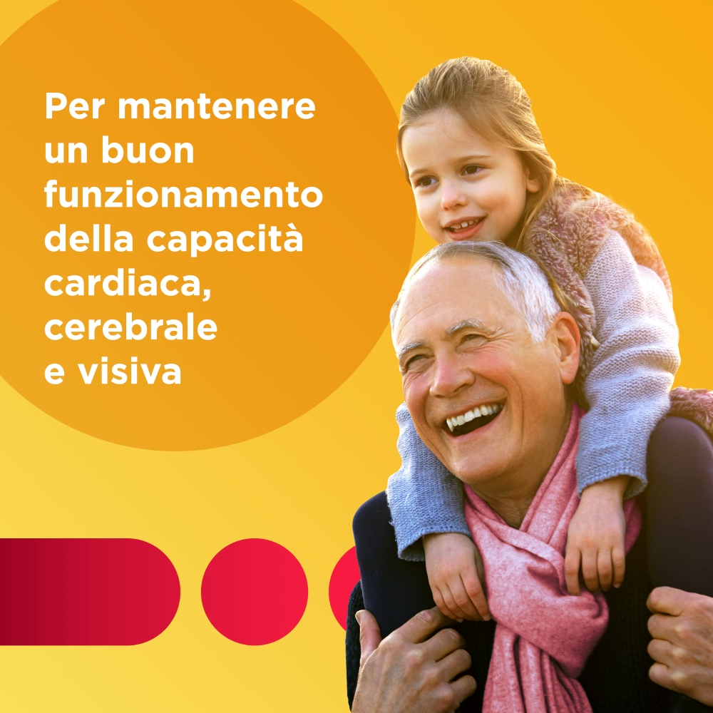 Multicentrum Cuore Mente Vista Boost Omega 3 Integratore Alimentare EPA e DHA Coenzima Q10 60 perle