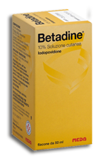 Betadine 10% Iodopovidone Soluzione Cutanea Flacone 50 ml