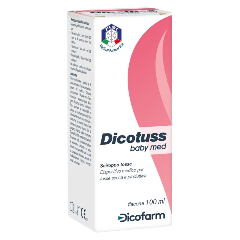 Dicotuss Baby Med Sciroppo Tosse Secca e Produttiva 100 ml