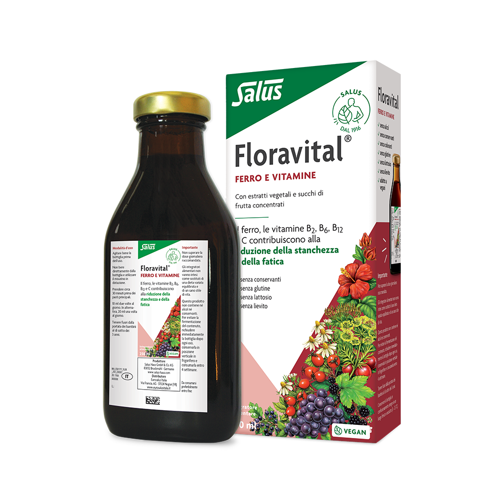 Salus Floravital Integratore Integratore Ferro 250 ml