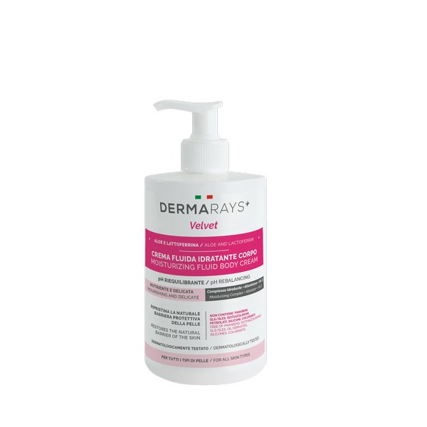 DERMARAYS VELVET CREMA FLUIDA IDRATANTE CORPO 500ML